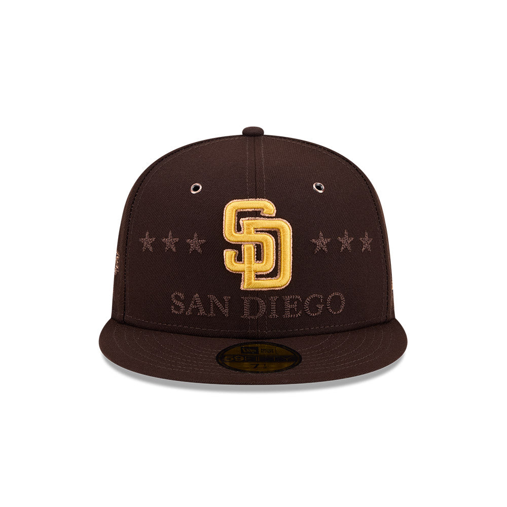 หมวกแก๊ป New Era รุ่น San Diego Padres MLB All Star Game Dark Brown 59Fifty Cap