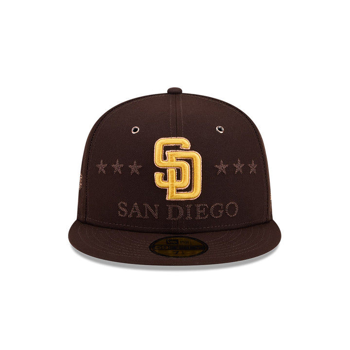 หมวกแก๊ป New Era รุ่น San Diego Padres MLB All Star Game Dark Brown 59Fifty Cap