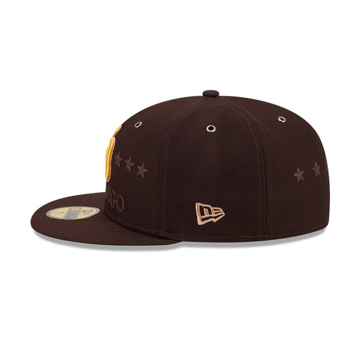 หมวกแก๊ป New Era รุ่น San Diego Padres MLB All Star Game Dark Brown 59Fifty Cap