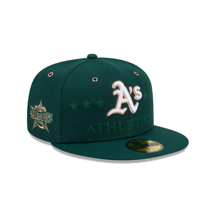 หมวกแก๊ป New Era รุ่น Oakland Athletics MLB All Star Game Dark Green 59Fifty Cap