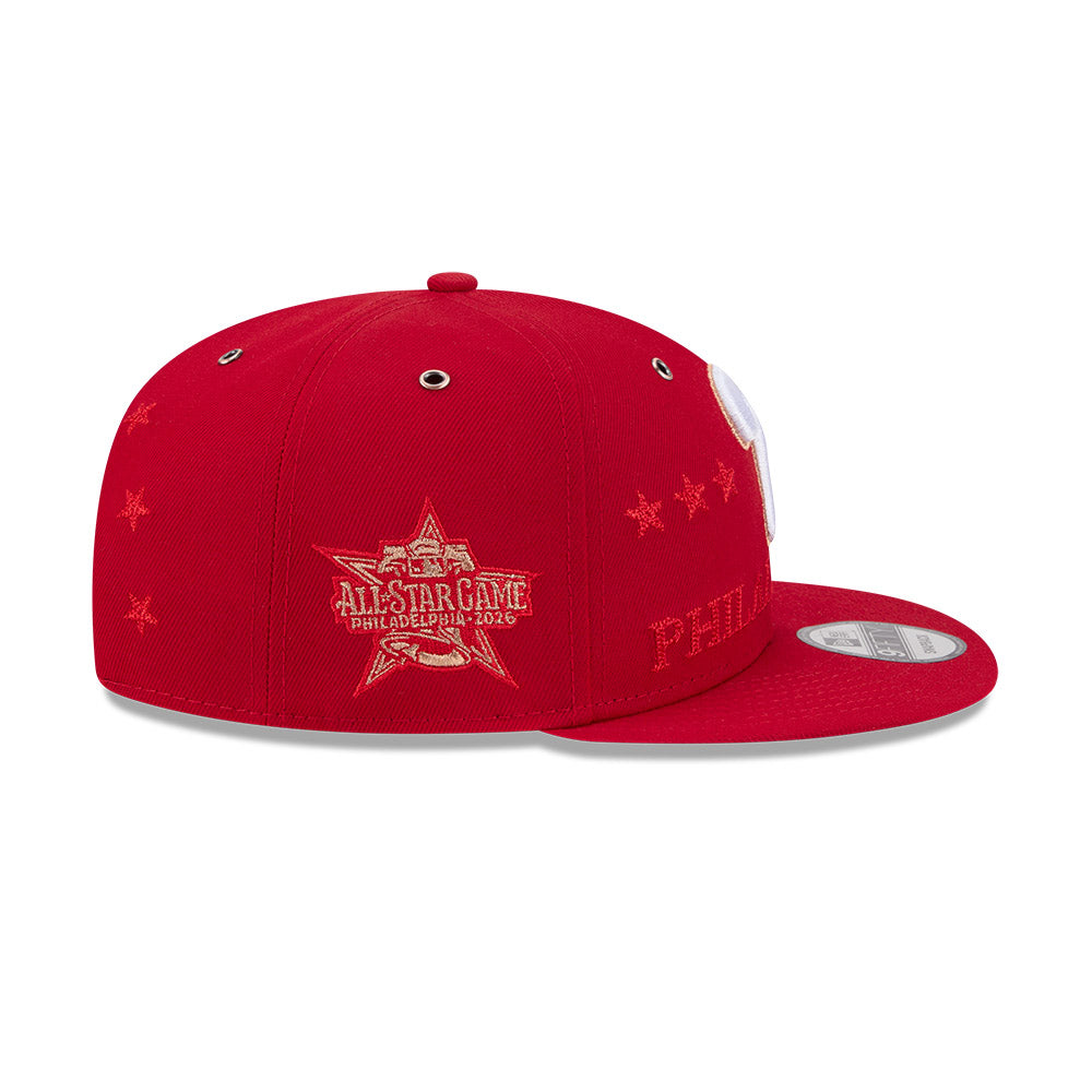 หมวกแก๊ป New Era รุ่น Philadelphia Phillies MLB All Star Game Red 9Fifty Cap