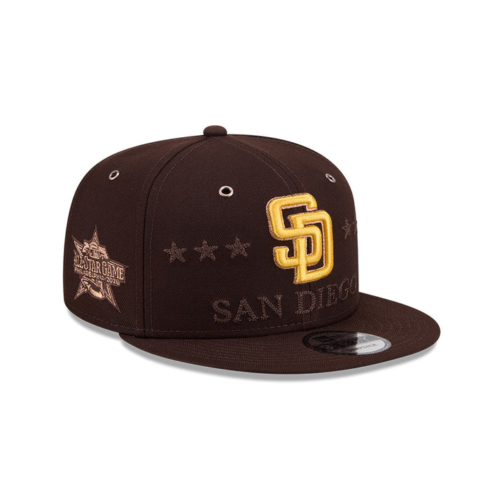 หมวกแก๊ป New Era รุ่น San Diego Padres MLB All Star Game Dark Brown 9Fifty Cap