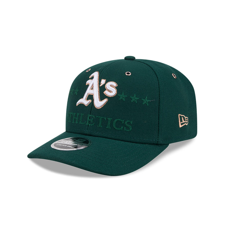 หมวกแก๊ป New Era รุ่น Oakland Athletics MLB All Star Game Dark Green 9Seventy Stretch Snap Cap
