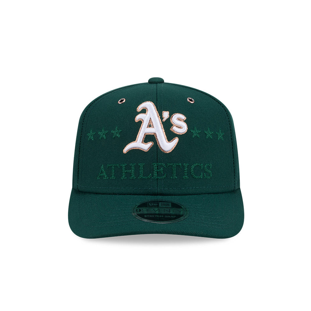 หมวกแก๊ป New Era รุ่น Oakland Athletics MLB All Star Game Dark Green 9Seventy Stretch Snap Cap