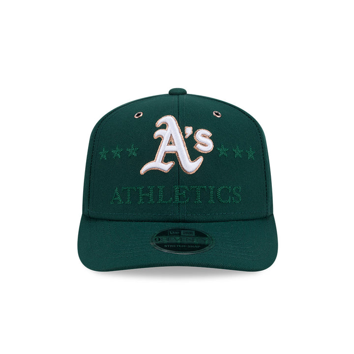 หมวกแก๊ป New Era รุ่น Oakland Athletics MLB All Star Game Dark Green 9Seventy Stretch Snap Cap