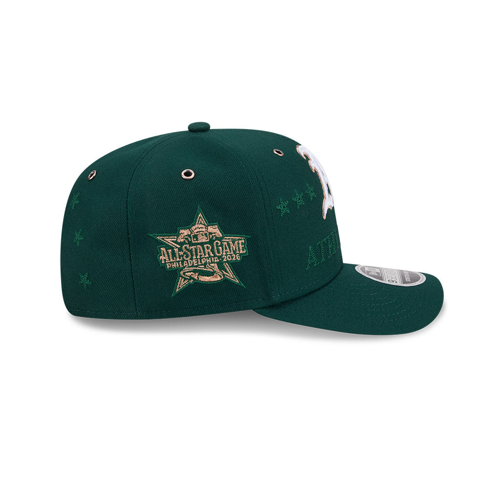 หมวกแก๊ป New Era รุ่น Oakland Athletics MLB All Star Game Dark Green 9Seventy Stretch Snap Cap