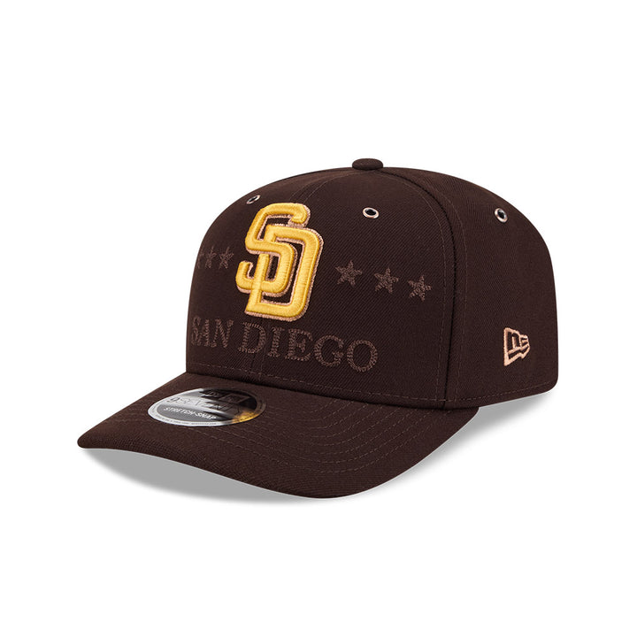 หมวกแก๊ป New Era รุ่น San Diego Padres MLB All Star Game Dark Brown 9Seventy Stretch Snap Cap