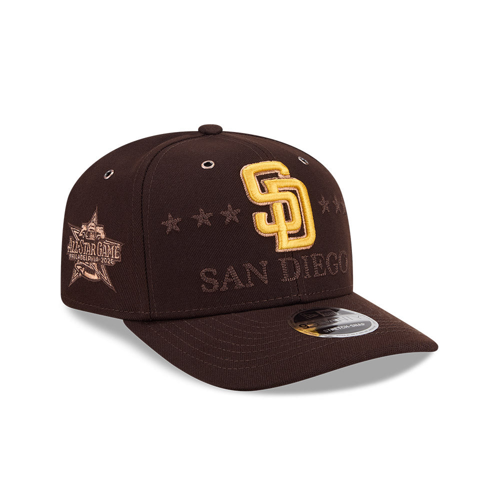 หมวกแก๊ป New Era รุ่น San Diego Padres MLB All Star Game Dark Brown 9Seventy Stretch Snap Cap