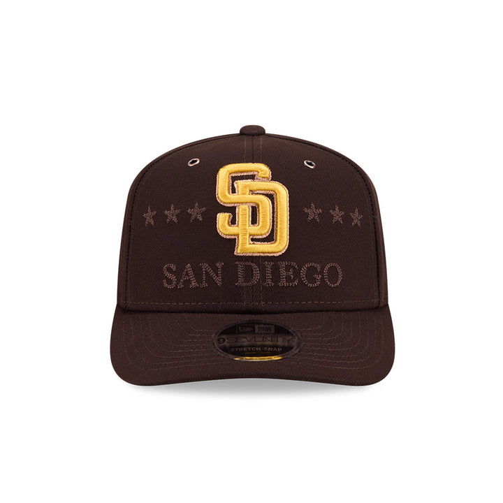 หมวกแก๊ป New Era รุ่น San Diego Padres MLB All Star Game Dark Brown 9Seventy Stretch Snap Cap