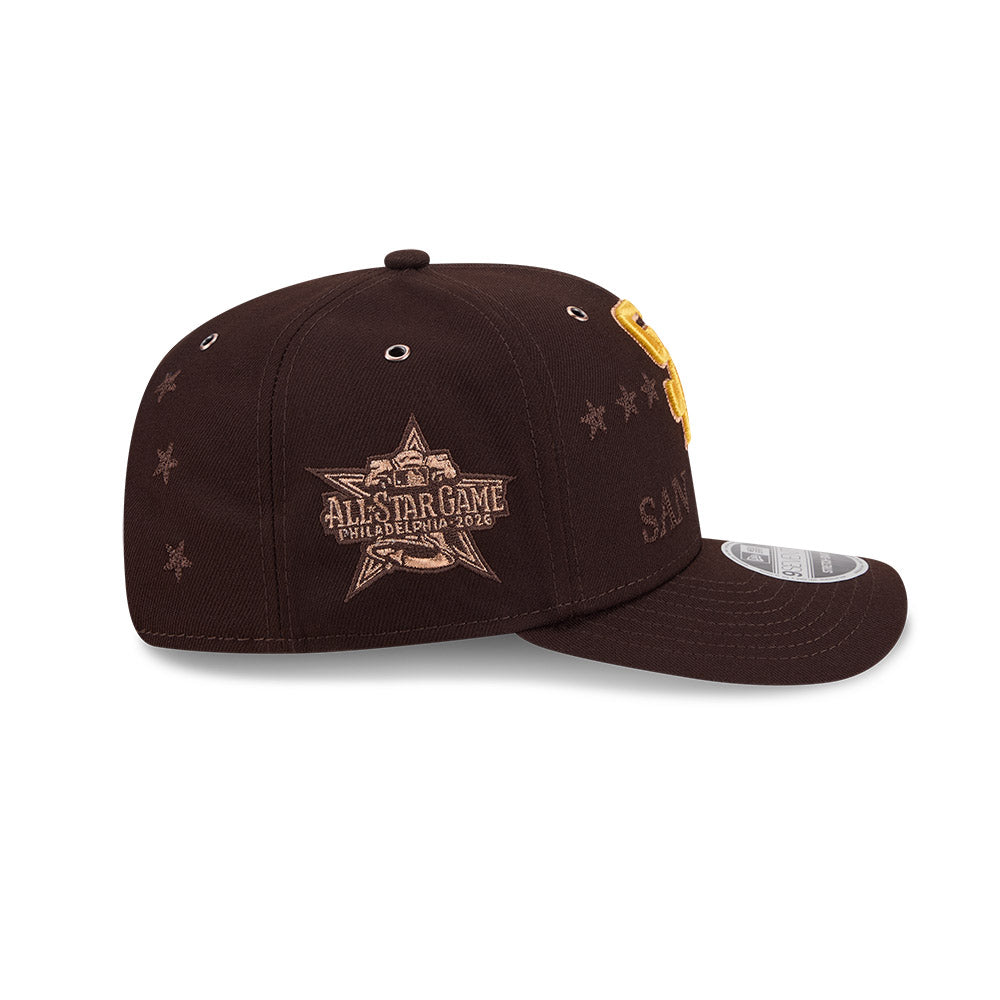 หมวกแก๊ป New Era รุ่น San Diego Padres MLB All Star Game Dark Brown 9Seventy Stretch Snap Cap