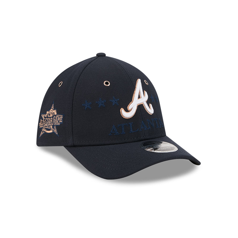 หมวกแก๊ป New Era รุ่น Atlanta Braves MLB All Star Game Navy 39Thirty M-Crown Cap