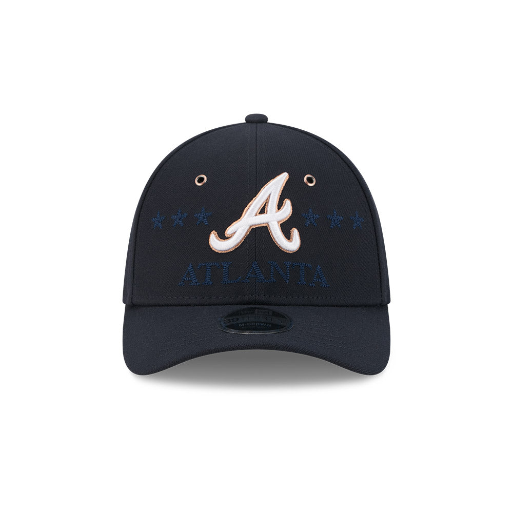 หมวกแก๊ป New Era รุ่น Atlanta Braves MLB All Star Game Navy 39Thirty M-Crown Cap