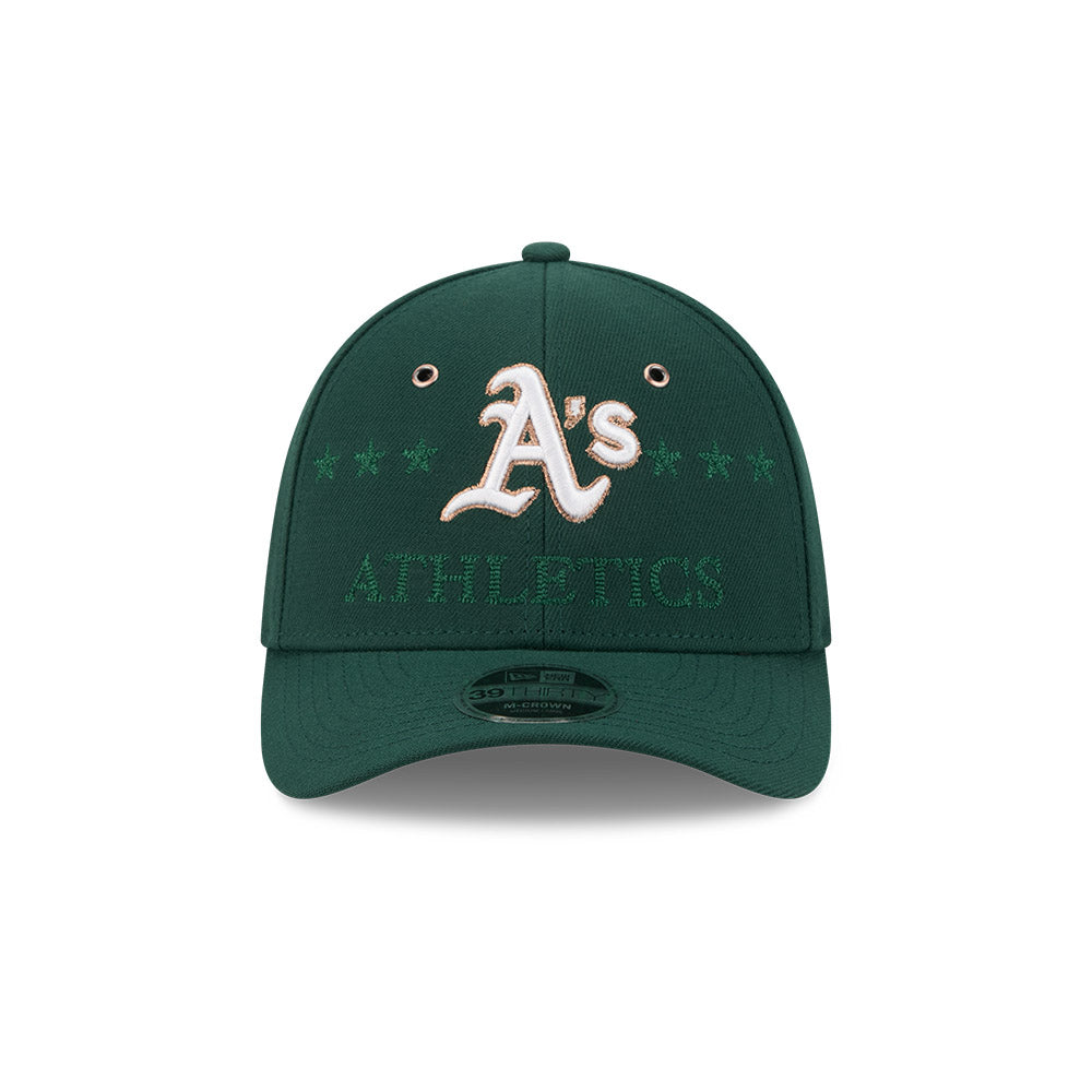 หมวกแก๊ป New Era รุ่น Oakland Athletics MLB All Star Game Dark Green 39Thirty M-Crown Cap