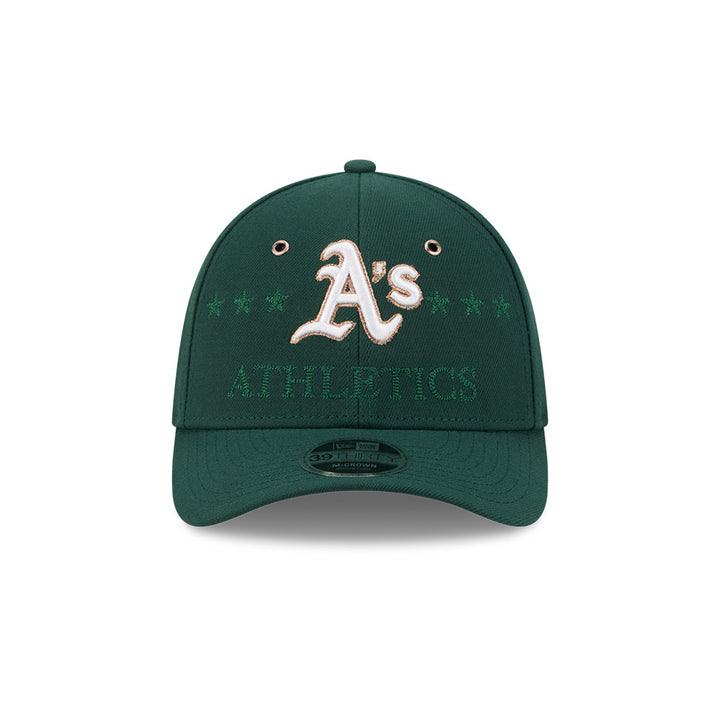 หมวกแก๊ป New Era รุ่น Oakland Athletics MLB All Star Game Dark Green 39Thirty M-Crown Cap