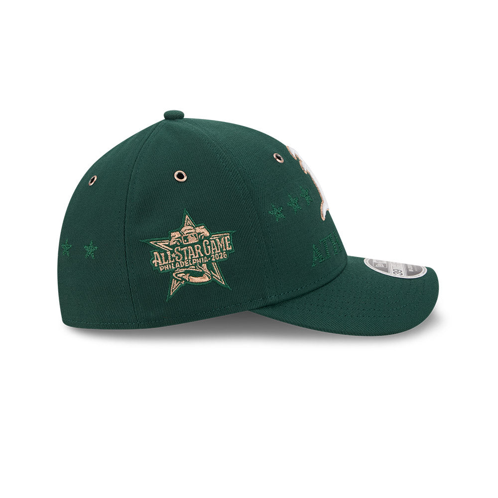 หมวกแก๊ป New Era รุ่น Oakland Athletics MLB All Star Game Dark Green 39Thirty M-Crown Cap