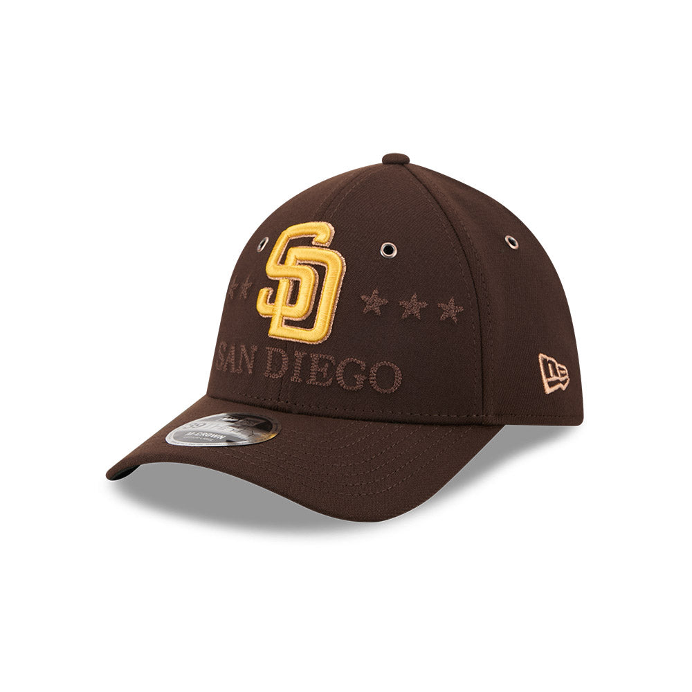หมวกแก๊ป New Era รุ่น San Diego Padres MLB All Star Game Dark Brown 39Thirty M-Crown Cap