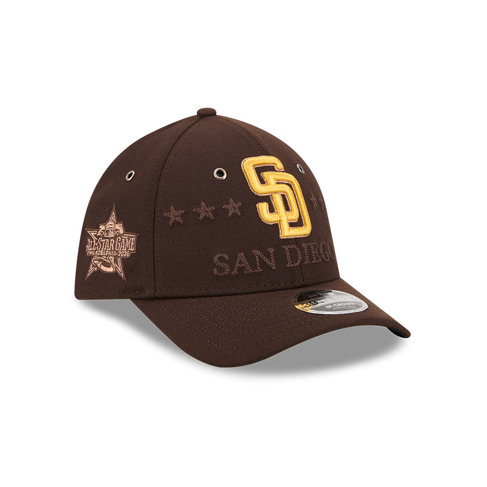 หมวกแก๊ป New Era รุ่น San Diego Padres MLB All Star Game Dark Brown 39Thirty M-Crown Cap