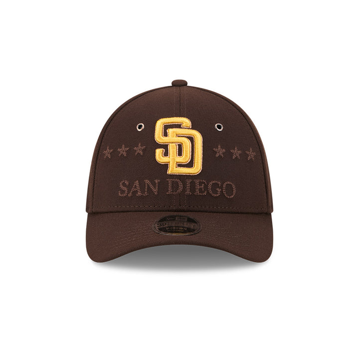หมวกแก๊ป New Era รุ่น San Diego Padres MLB All Star Game Dark Brown 39Thirty M-Crown Cap