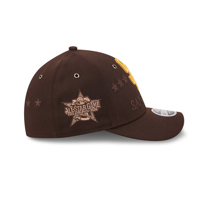 หมวกแก๊ป New Era รุ่น San Diego Padres MLB All Star Game Dark Brown 39Thirty M-Crown Cap