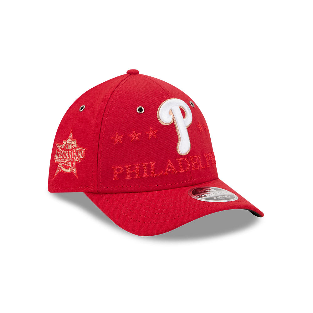 หมวกแก๊ป New Era รุ่น Philadelphia Phillies MLB All Star Game Red 39Thirty M-Crown Cap