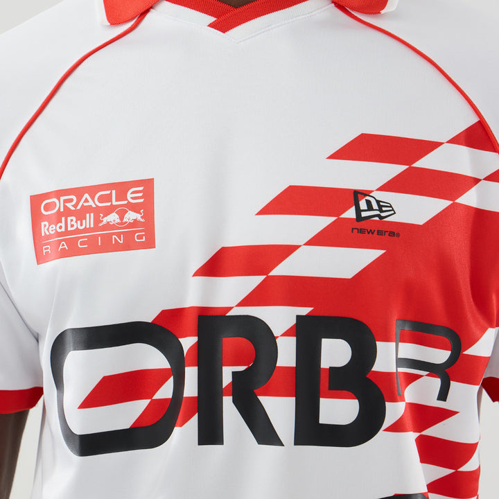 เสื้อยืดแขนสั้น New Era รุ่น Oracle Red Bull Racing Football Top White Short Sleeve Tee