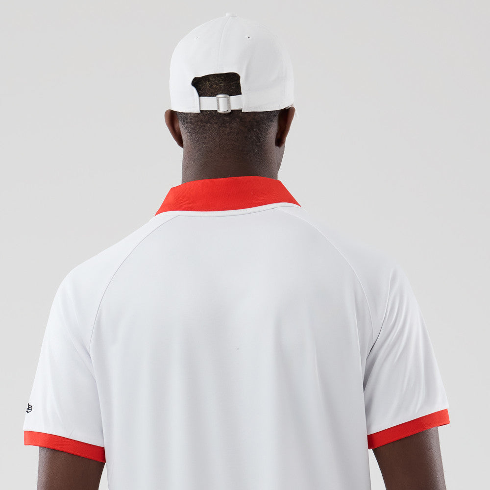 เสื้อยืดแขนสั้น New Era รุ่น Oracle Red Bull Racing Football Top White Short Sleeve Tee