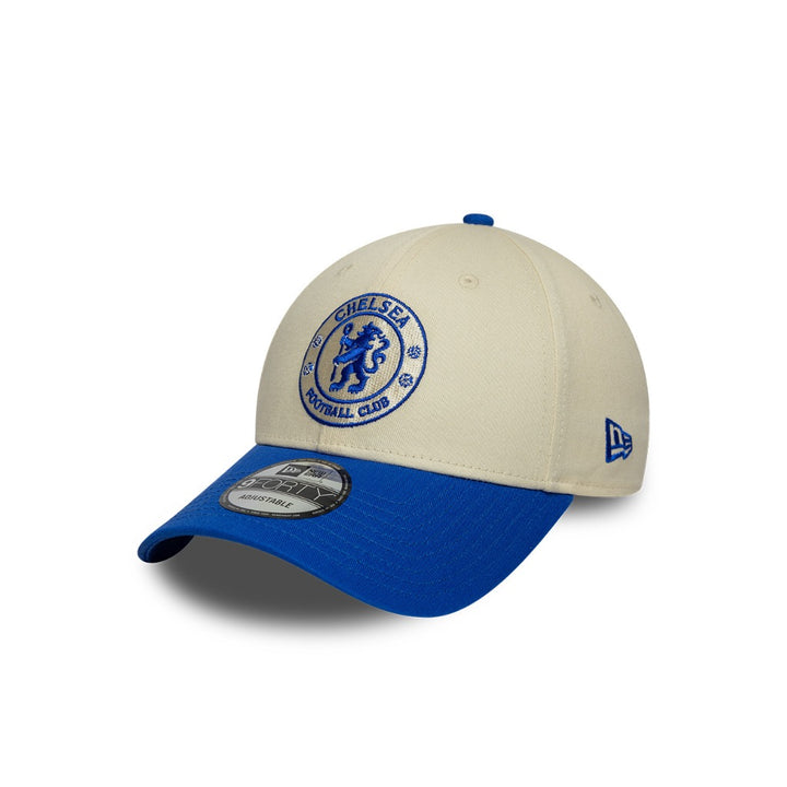 หมวกแก๊ป New Era รุ่น Chelsea FC EMEA Team Sport Light Cream/ Royal 9Forty Cap