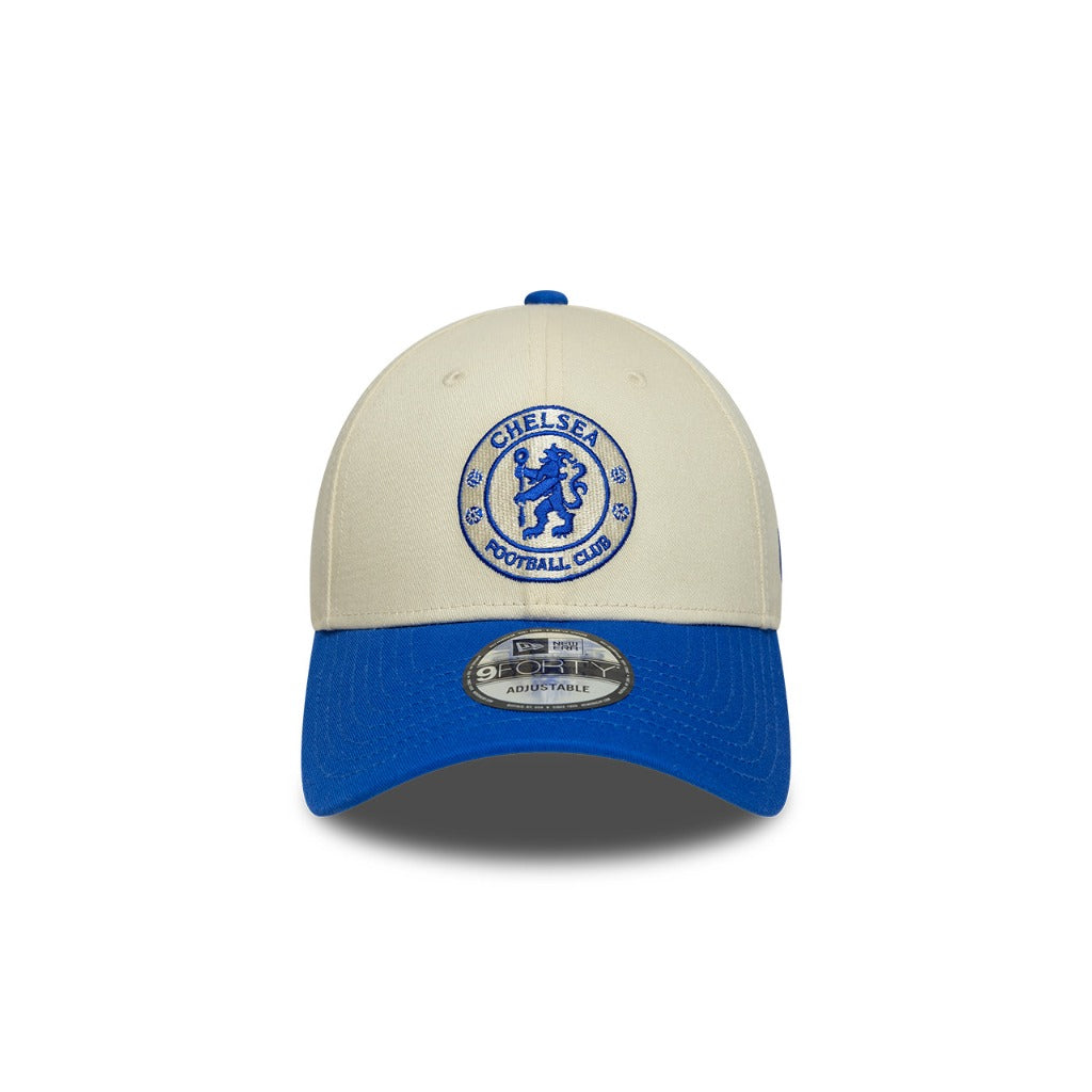 หมวกแก๊ป New Era รุ่น Chelsea FC EMEA Team Sport Light Cream/ Royal 9Forty Cap