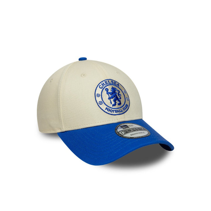 หมวกแก๊ป New Era รุ่น Chelsea FC EMEA Team Sport Light Cream/ Royal 9Forty Cap