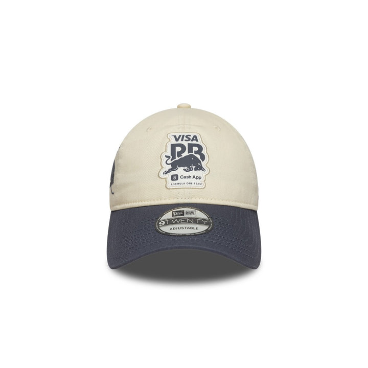 หมวกแก๊ป New Era รุ่น Visa Cash App Racing Bulls EMEA Team Sport Light Cream/ Grey 9Twenty Cap