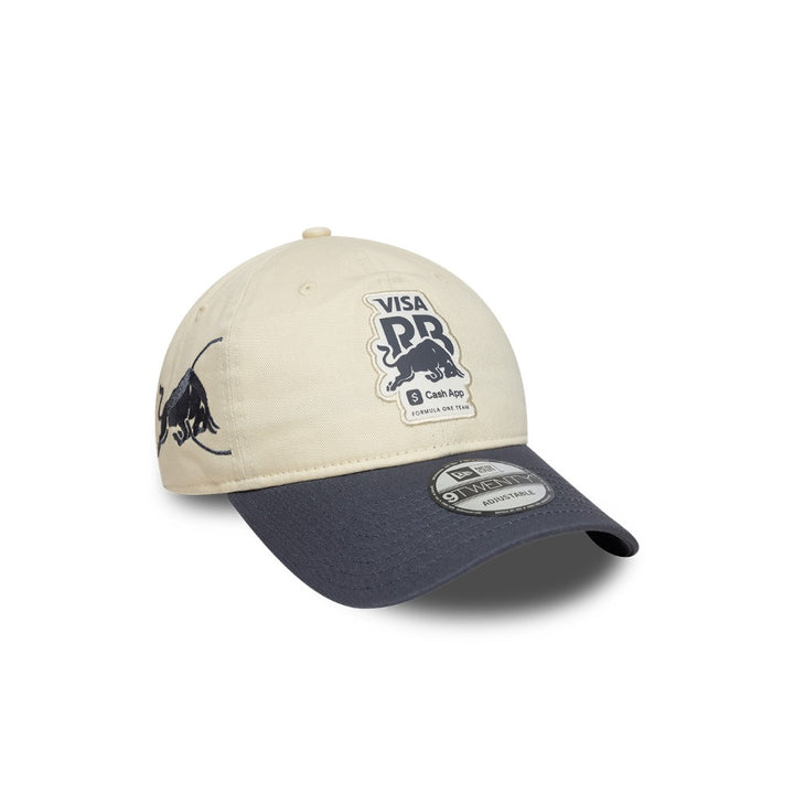 หมวกแก๊ป New Era รุ่น Visa Cash App Racing Bulls EMEA Team Sport Light Cream/ Grey 9Twenty Cap