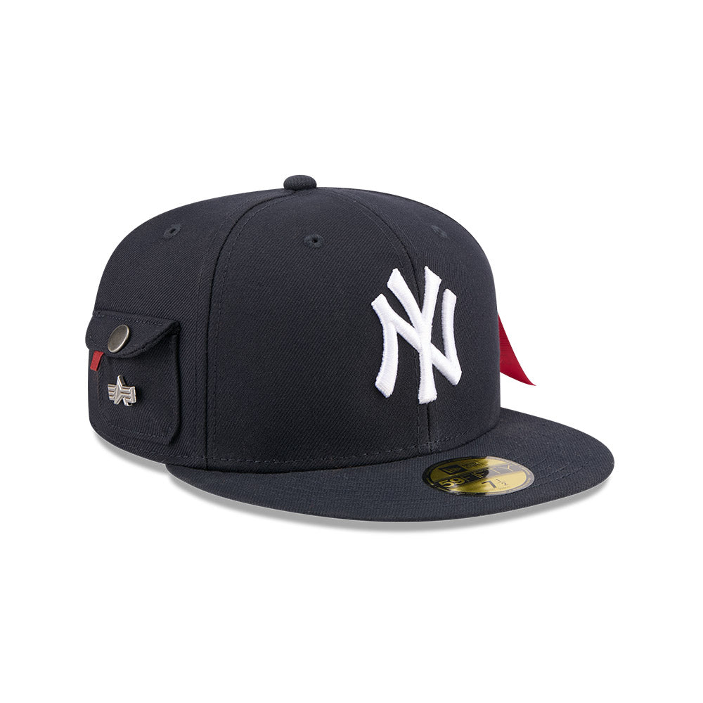 หมวกแก๊ป New Era รุ่น New York Yankees Alpha Industrial Navy 59Fifty Cap
