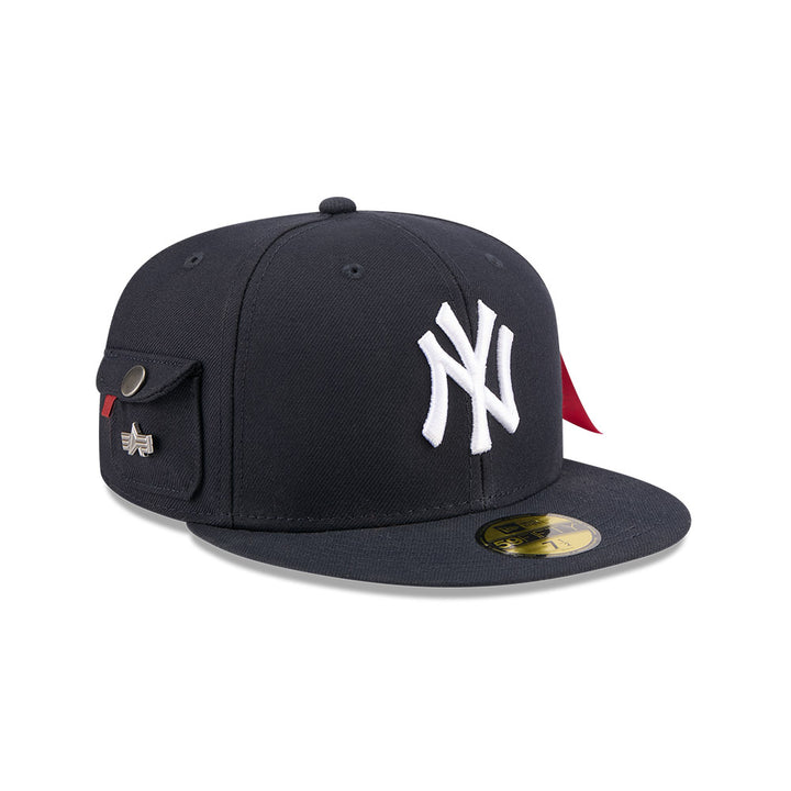 หมวกแก๊ป New Era รุ่น New York Yankees Alpha Industrial Navy 59Fifty Cap