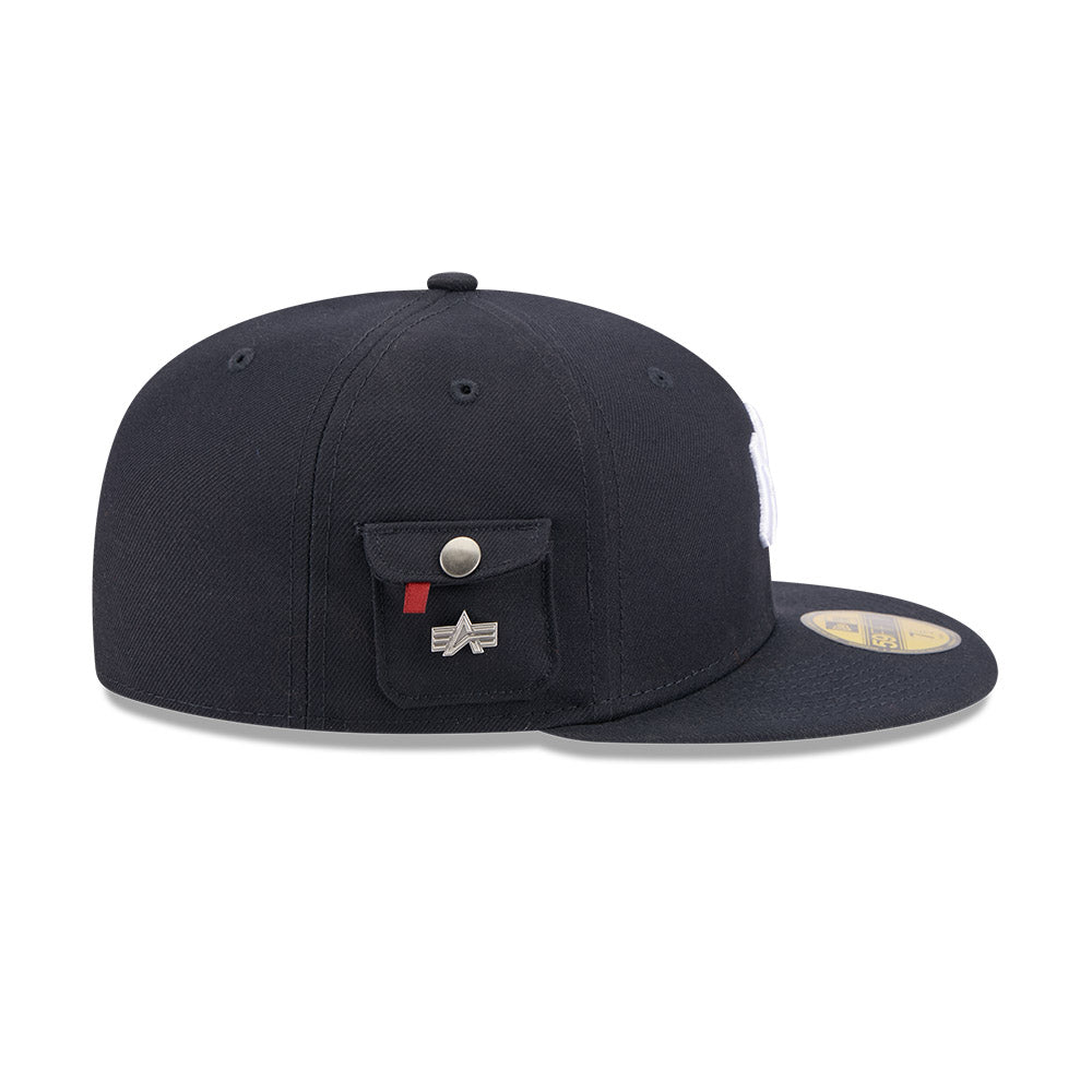 หมวกแก๊ป New Era รุ่น New York Yankees Alpha Industrial Navy 59Fifty Cap