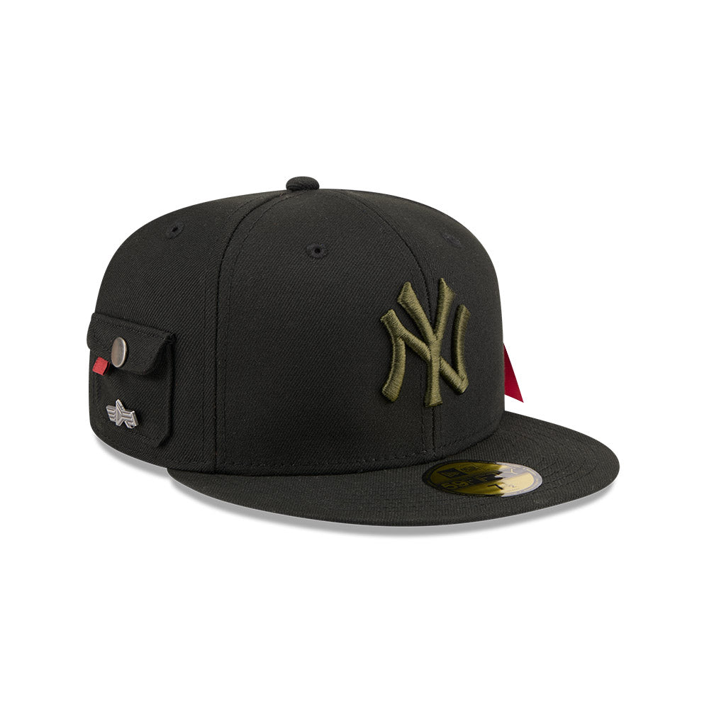 หมวกแก๊ป New Era รุ่น New York Yankees Alpha Industrial Black 59Fifty Cap