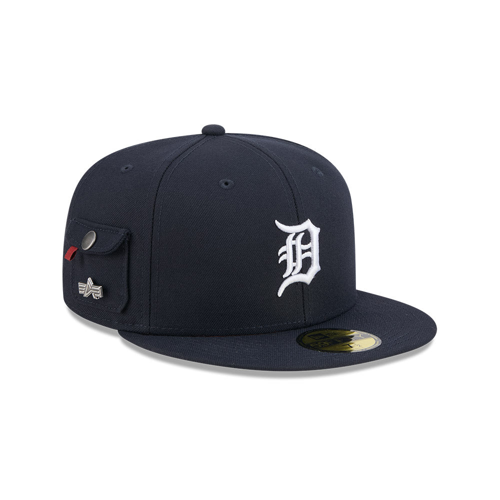 หมวกแก๊ป New Era รุ่น Detroit Tigers Alpha Industrial Navy 59Fifty Cap