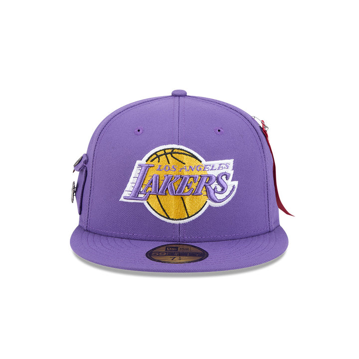 หมวกแก๊ป New Era รุ่น Los Angeles Lakers Alpha Industrial Purple 59Fifty Cap