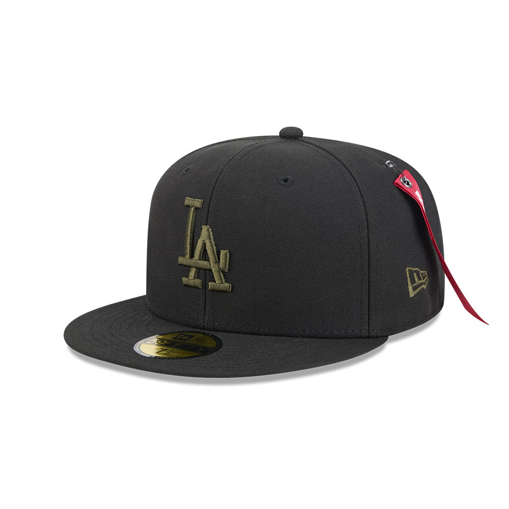 หมวกแก๊ป New Era รุ่น Los Angeles Dodgers Alpha Industrial Black 59Fifty Cap