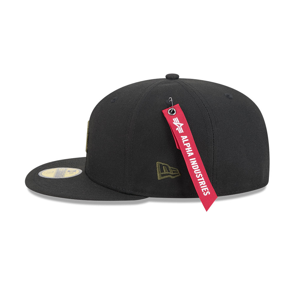 หมวกแก๊ป New Era รุ่น Los Angeles Dodgers Alpha Industrial Black 59Fifty Cap