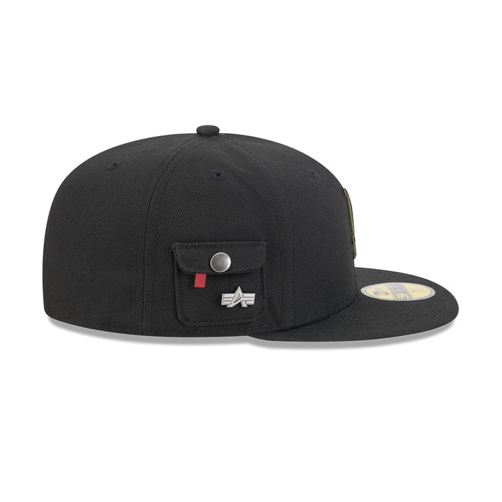 หมวกแก๊ป New Era รุ่น Los Angeles Dodgers Alpha Industrial Black 59Fifty Cap