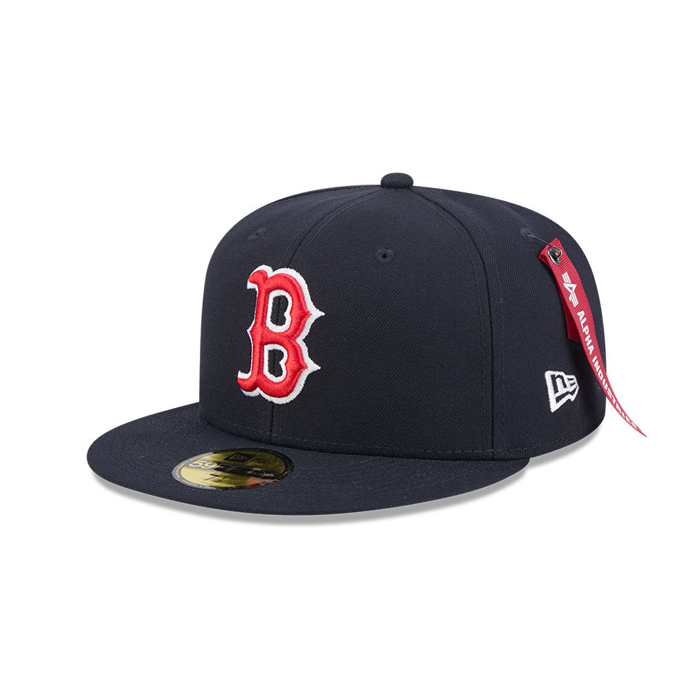 หมวกแก๊ป New Era รุ่น Boston Red Sox Alpha Industrial Navy 59Fifty Cap