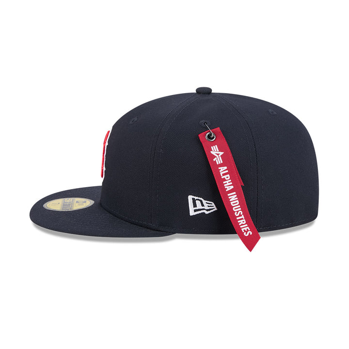 หมวกแก๊ป New Era รุ่น Boston Red Sox Alpha Industrial Navy 59Fifty Cap