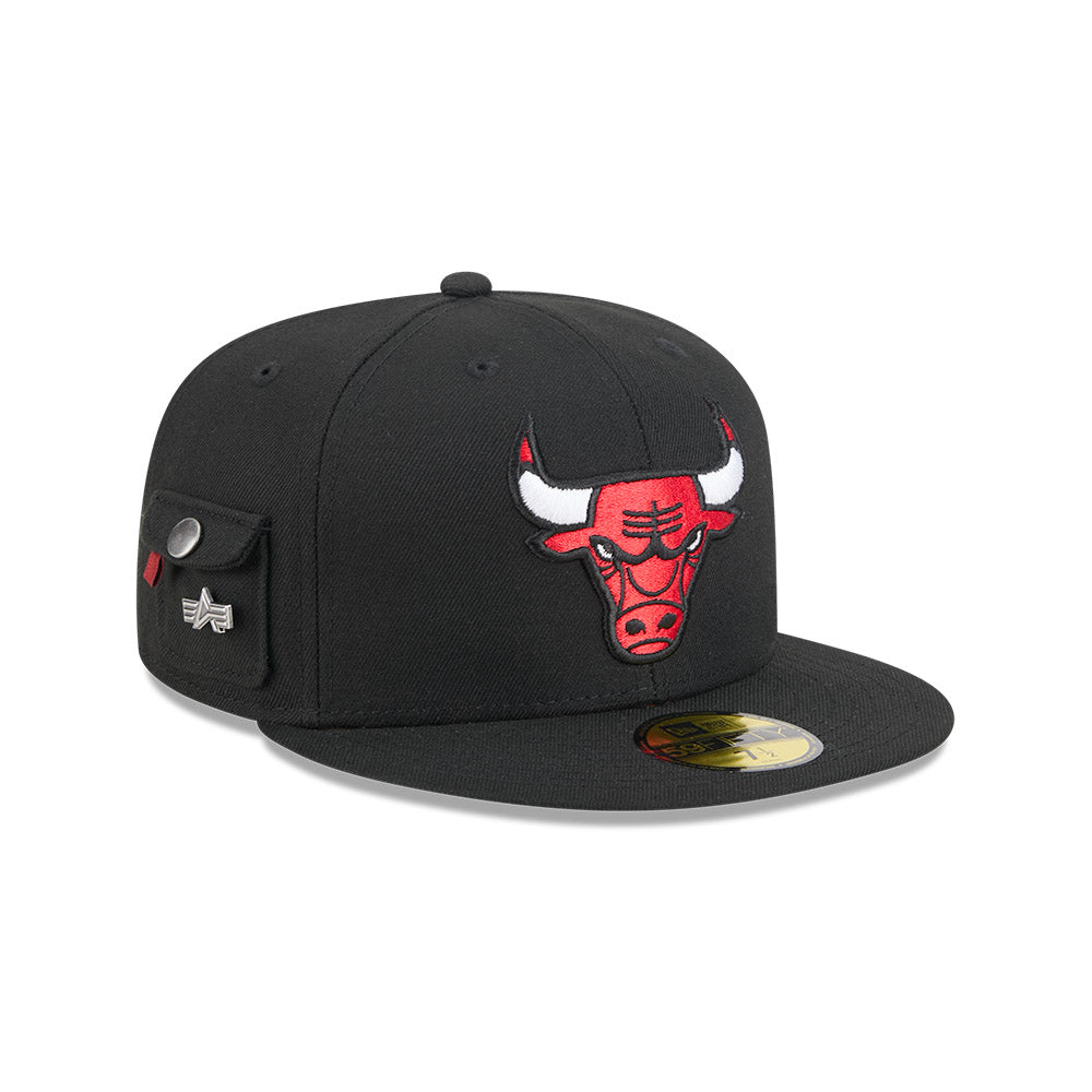 หมวกแก๊ป New Era รุ่น Chicago Bulls Alpha Industrial Black 59Fifty Cap