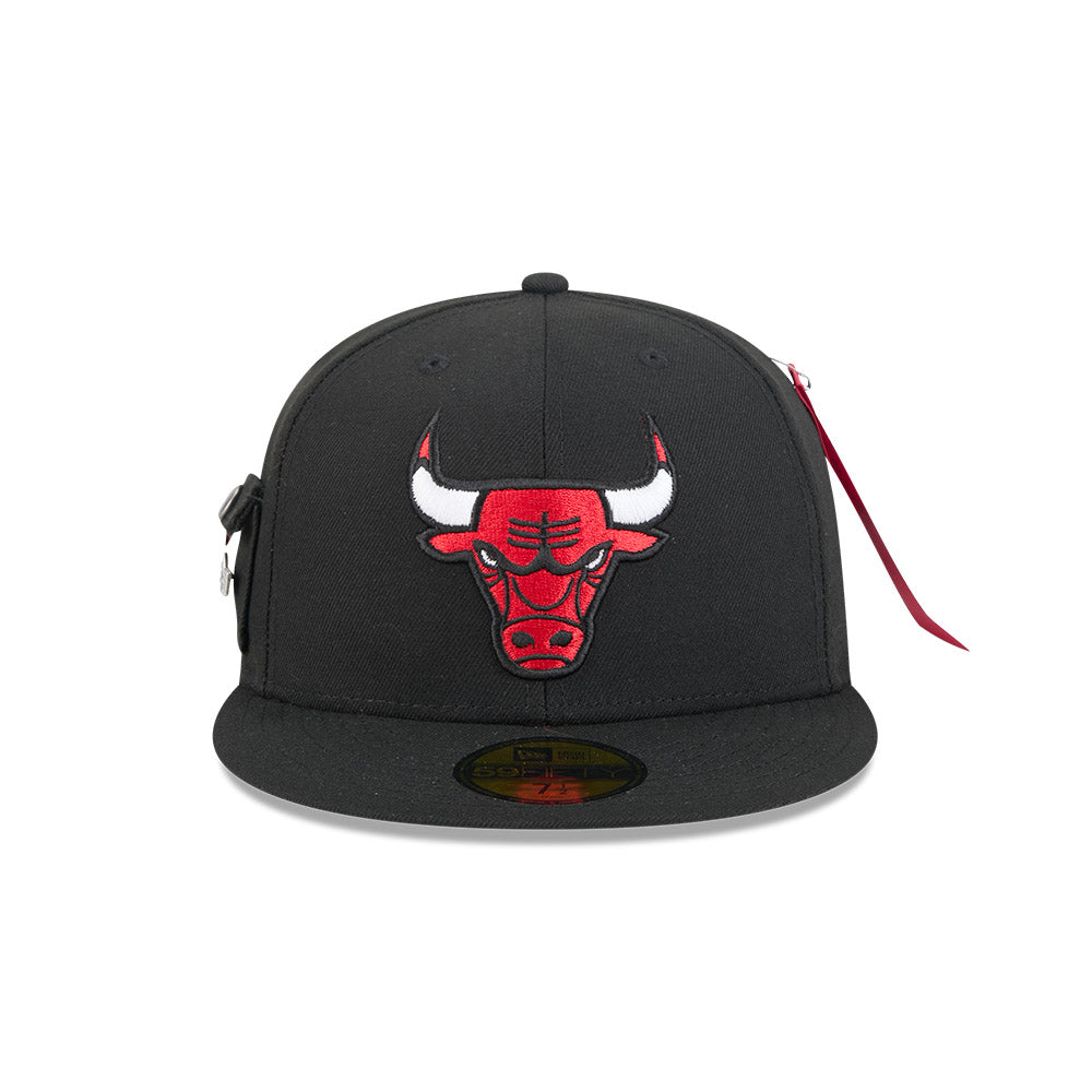 หมวกแก๊ป New Era รุ่น Chicago Bulls Alpha Industrial Black 59Fifty Cap