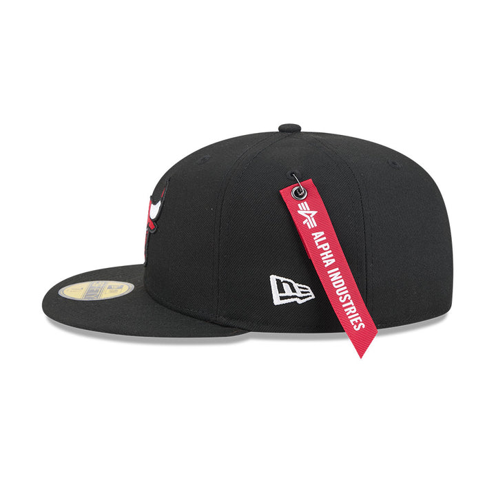 หมวกแก๊ป New Era รุ่น Chicago Bulls Alpha Industrial Black 59Fifty Cap