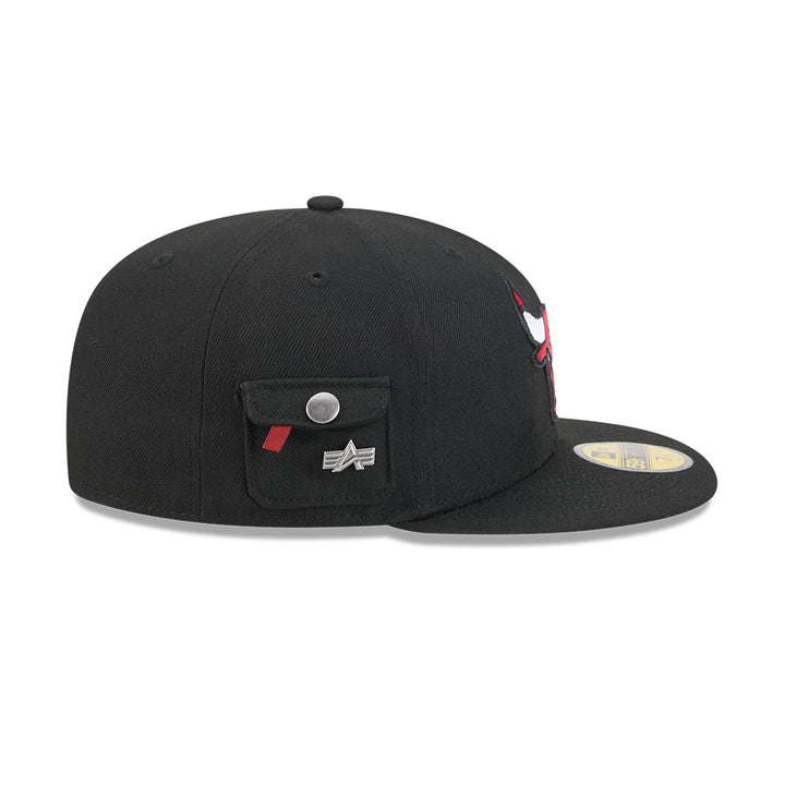 หมวกแก๊ป New Era รุ่น Chicago Bulls Alpha Industrial Black 59Fifty Cap