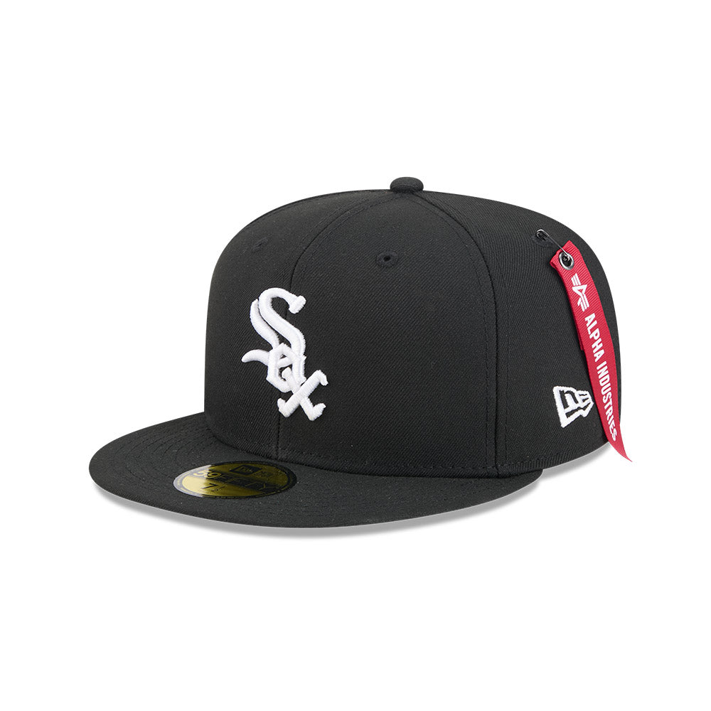 หมวกแก๊ป New Era รุ่น Chicago White Sox Alpha Industrial Black 59Fifty Cap