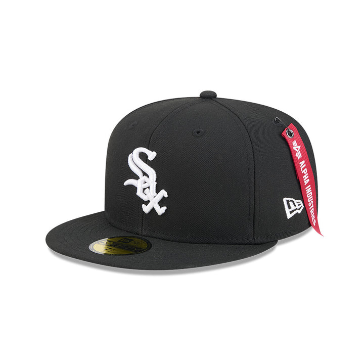หมวกแก๊ป New Era รุ่น Chicago White Sox Alpha Industrial Black 59Fifty Cap