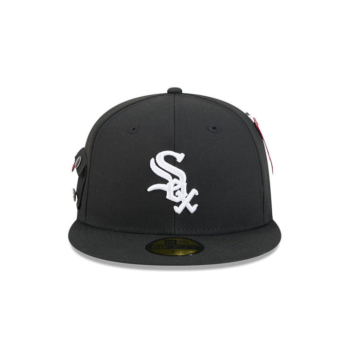 หมวกแก๊ป New Era รุ่น Chicago White Sox Alpha Industrial Black 59Fifty Cap