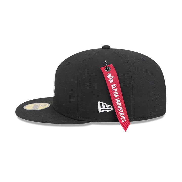 หมวกแก๊ป New Era รุ่น Chicago White Sox Alpha Industrial Black 59Fifty Cap
